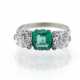 Smaragd-Diamant-Ring - photo 1