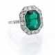 Smaragd Diamant Ring - Foto 1