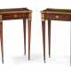Paar feine Louis-XVI-Stil Beistell-Tischchen - photo 1