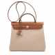 A BEIGE TOILE & NATUREL VACHE HUNTER HERBAG ZIP 31 - Foto 1