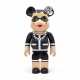 A BLACK, WHITE & BEIGE LUCITE COCO BEARBRICK - photo 1