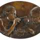 "Bolle di sapone" | bassorilievo in bronzo montato su pannello di legno (cm 24x34) | Siglato a destra - photo 1