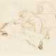 "Figure" 1912 | disegno a penna e acquerello su carta (cm 22x28) | Firmato in basso a sinistra | Al retro: datato; iscrizione Ly N.352 - 3/26/8 | In cornice | | Provenienza | Asta Finarte maggio 1992, Milano - photo 1