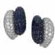 VAN CLEEF & ARPELS SAPPHIRE AND DIAMOND ‘MYSTERY-SET’ EARRINGS - Foto 1