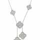 VAN CLEEF & ARPELS DIAMOND `MAGIC ALHAMBRA` NECKLACE - photo 1