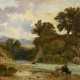 Knebel, Franz (1809 La Sarraz - 1877 Rom). Flusslauf in der römischen Campagna - photo 1
