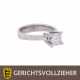 Ring mit Altschliffdiamant ca. 0,9 ct, - фото 1