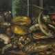 Duynen, Isaac van (1628 Dordrecht - 1680 Den Haag) - Umkreis. Variastillleben mit Fischen, Früchten und Gemüse - Foto 1
