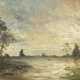 Vollon, Antoine (1833 Lyon - 1900 Paris). Landschaft unter Gewitterhimmel - Foto 1