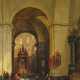 Maswiens, Joseph (1828 Leuven - 1880 Leuven). Im Inneren einer spanischen (?) Kirche - Foto 1