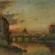 Wuttke, Carl (1849 Trebnitz - 1927 München). Rom. Dämmerlicht am Tiberufer mit Blick auf die Engelsburg und den Vatikan - photo 1
