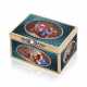 A GERMAN JEWELLED ENAMELLED GOLD SNUFF-BOX - фото 1