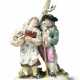 A H&#214;CHST PORCELAIN GROUP OF PEASANT LOVERS - photo 1