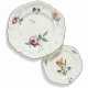 TWO CONTINENTAL FAYENCE HEXAFOIL DISHES - фото 1