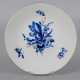 Teller "Meissen", blaue Blume - Foto 1