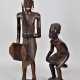 Zwei afrikanische Skulpturen, wohl Makonde, Ebenholz - фото 1