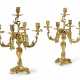 A PAIR OF FRENCH ORMOLU FOUR-LIGHT CANDELABRA - photo 1