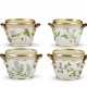 A GROUP OF FOUR ROYAL COPENHAGEN 'FLORA DANICA' PORCELAIN LARGE OVAL WINE COOLERS - Foto 1