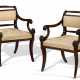 A PAIR OF REGENCY MAHOGANY ARMCHAIRS - фото 1