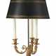 A FRENCH ORMOLU THREE-LIGHT BOUILLOTTE LAMP - photo 1