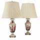 A PAIR OF LIMOGES (HENRI ARDANT & CIE) PORCELAIN TAUPE-GROUND VASES, MOUNTED AS LAMPS - photo 1