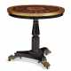 A REGENCY BRASS-MOUNTED EBONIZED AND POLYCHROME-PAINTED CENTER TABLE - Foto 1