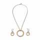 CARTIER DIAMOND ‘TRINITY’ NECKLACE AND EARRING SET - фото 1