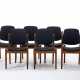Lot consisting of six chairs with movable backrest model "203" - фото 1