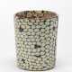 Cylindrical vase with murrine and powder - фото 1