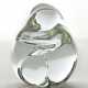 Clear colorless solid glass sculpture - Foto 1