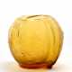 Large informal vase in transparent amber blown glass - Foto 1