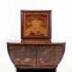Baroque style bar cabinet with wooden structure - фото 1