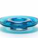 Centerpiece in transparent blue and colorless blown glass - фото 1