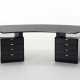 Desk with bean top and two side drawers with four drawers of the series "Base Sciabola" - фото 1