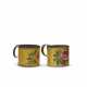 A PAIR OF YELLOW-PAINTED TOLEWARE CUPS - фото 1