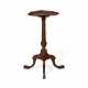 A FEDERAL INLAID CHERRYWOOD OCTAGONAL TRAY-TOP CANDLESTAND - фото 1