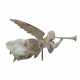A MOLDED COPPER FLYING ANGEL GABRIEL WEATHERVANE - photo 1