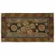 A FLORAL AND `CIRCLE` HOOKED COTTON RUG - Foto 1