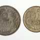 1 und 2 Reichsmark 1925 A und 1926 E - photo 1