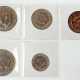 5 Kursmünzen Zypern 1947/56 - Foto 1