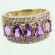 Amethyst Ring mit Brillanten - GG 585 - Foto 1