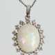 Opal Anhänger mit Brillanten und Kette - WG 585 - фото 1