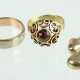 2 Gold Ringe GG / WG 585 und Zahngold - photo 1