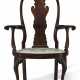 A MAGNIFICENT QUEEN ANNE CARVED WALNUT ARMCHAIR - photo 1
