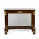 A CLASSICAL ORMOLU-MOUNTED AND FIGURED MAHOGANY MARBLE-TOP PIER TABLE - Foto 1