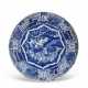 A DUTCH DELFT BLUE AND WHITE `KRAAK` STYLE CHARGER - photo 1
