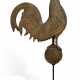 A GILDED AND MOLDED COPPER ROOSTER WEATHERVANE - Foto 1