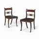 A PAIR OF FEDERAL MAHOGANY SIDE CHAIRS - photo 1