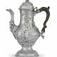 A GEORGE II SILVER COFFEE POT - photo 1