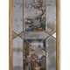 A GEORGE III GILTWOOD PIER MIRROR INSET WITH CHINESE EXPORT REVERSE MIRROR PAINTINGS - фото 1